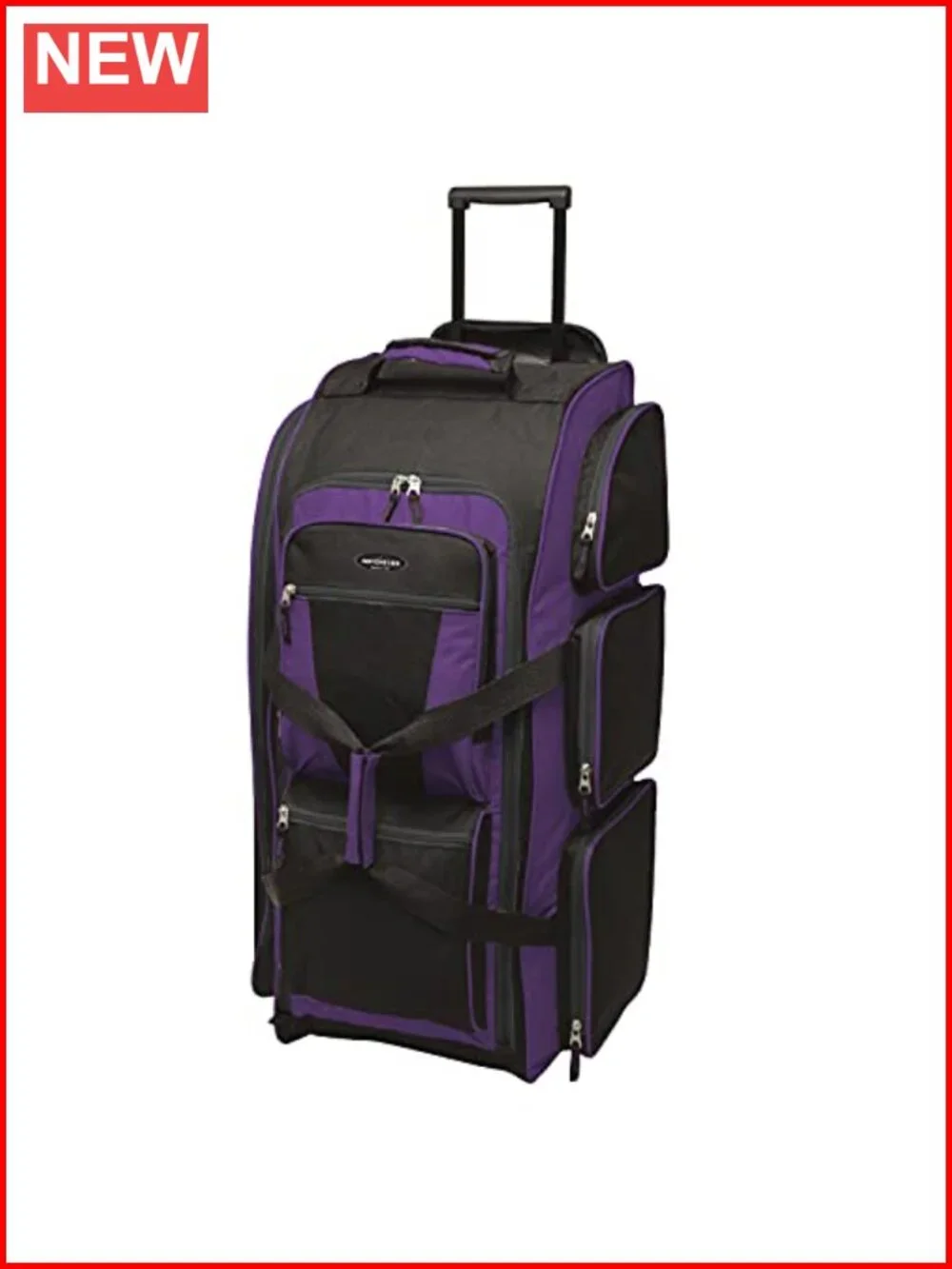30 Inch Multi-Pocket Upright Rolling Duffel Bag for Travel